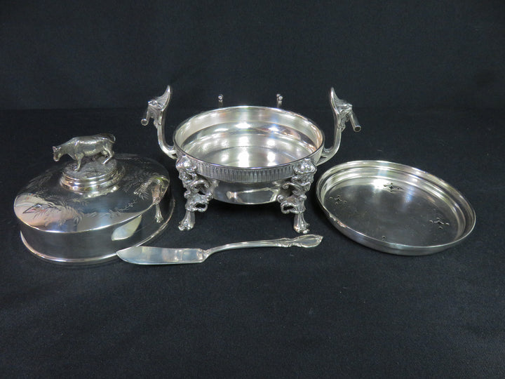Meriden B. Company Antique Butter Dish