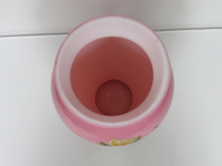 Hand Painted Opaline Vase