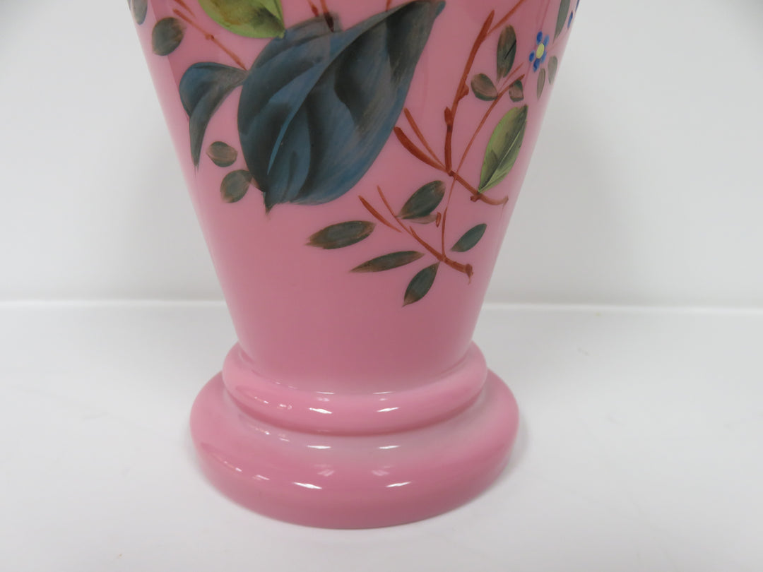 Hand Painted Opaline Vase