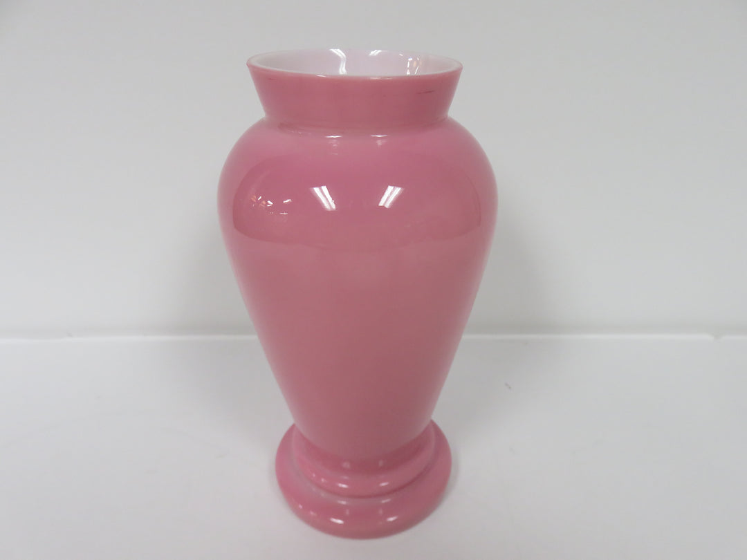 Hand Painted Opaline Vase