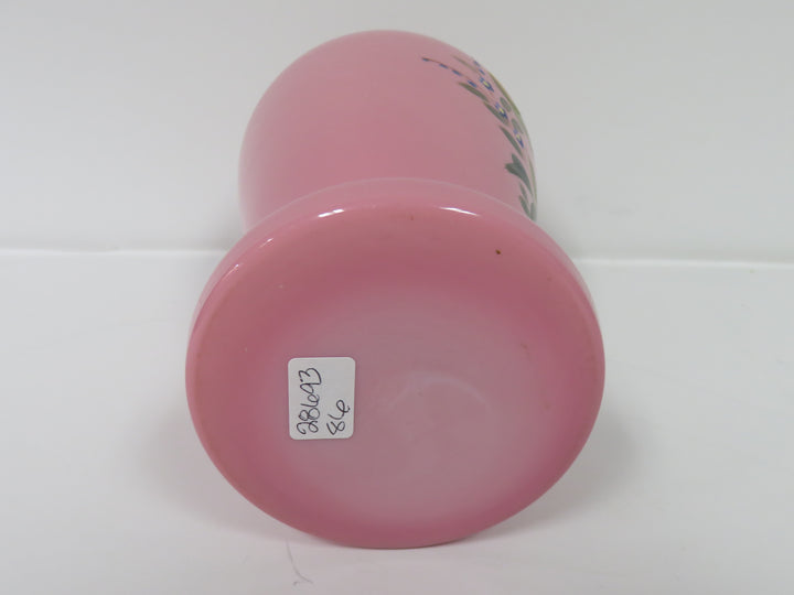 Hand Painted Opaline Vase