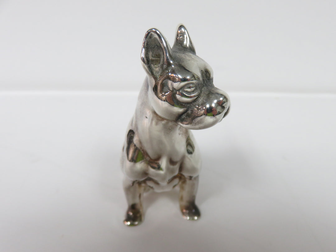 Sterling Silver Dog Figurine