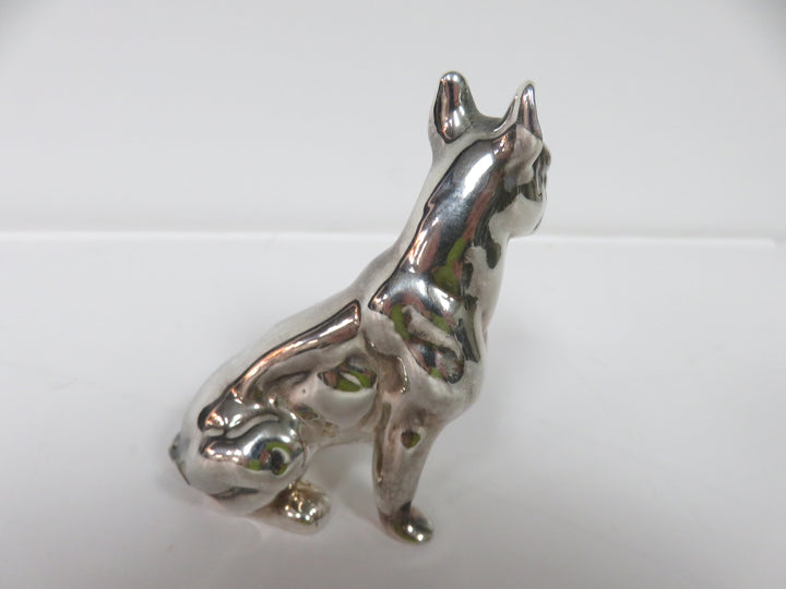 Sterling Silver Dog Figurine