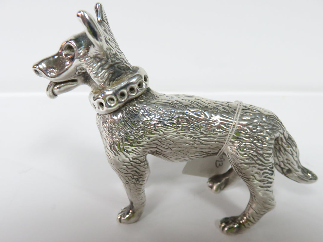 Sterling Silver Dog Figurine