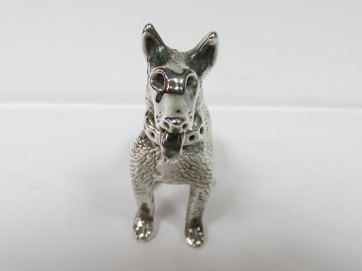 Sterling Silver Dog Figurine