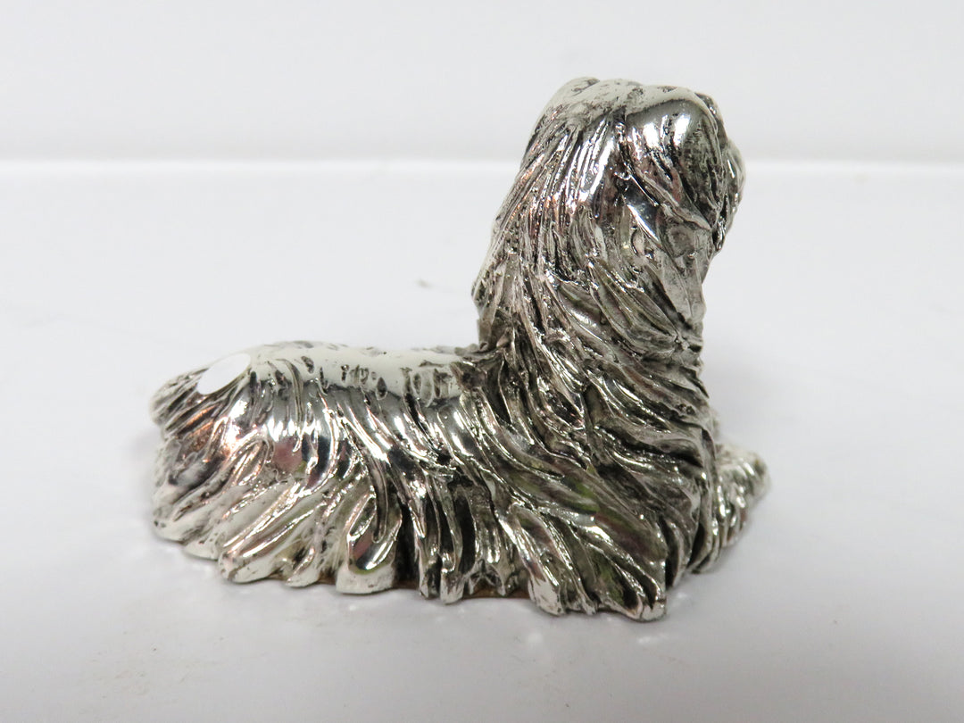 Pewter Dog Figurine