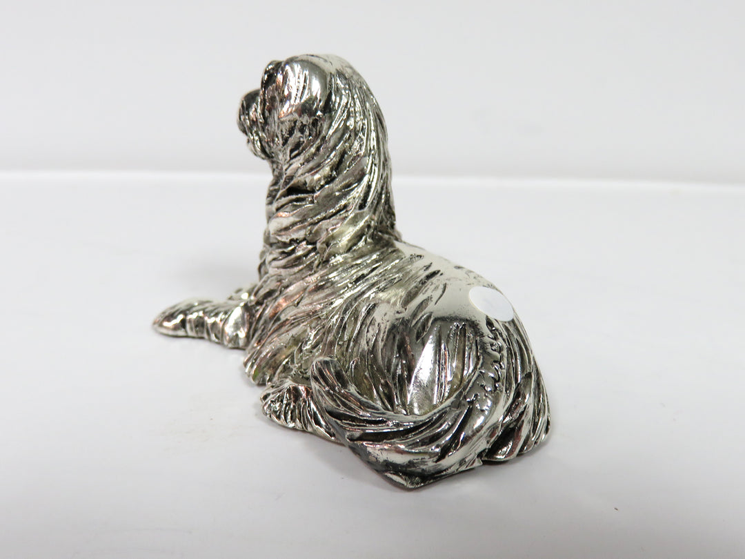 Pewter Dog Figurine