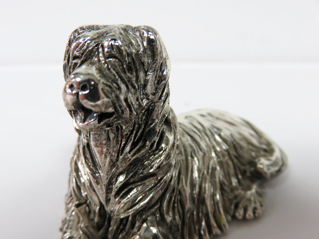 Pewter Dog Figurine