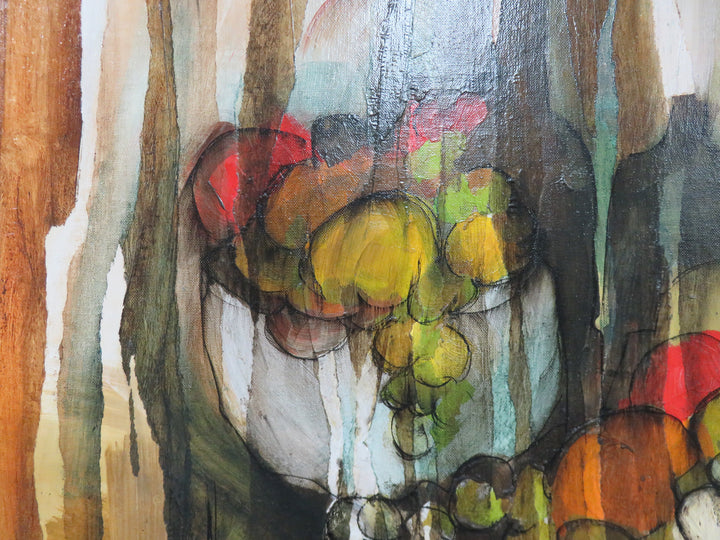 MCM Expressionist Still Life Original Oil