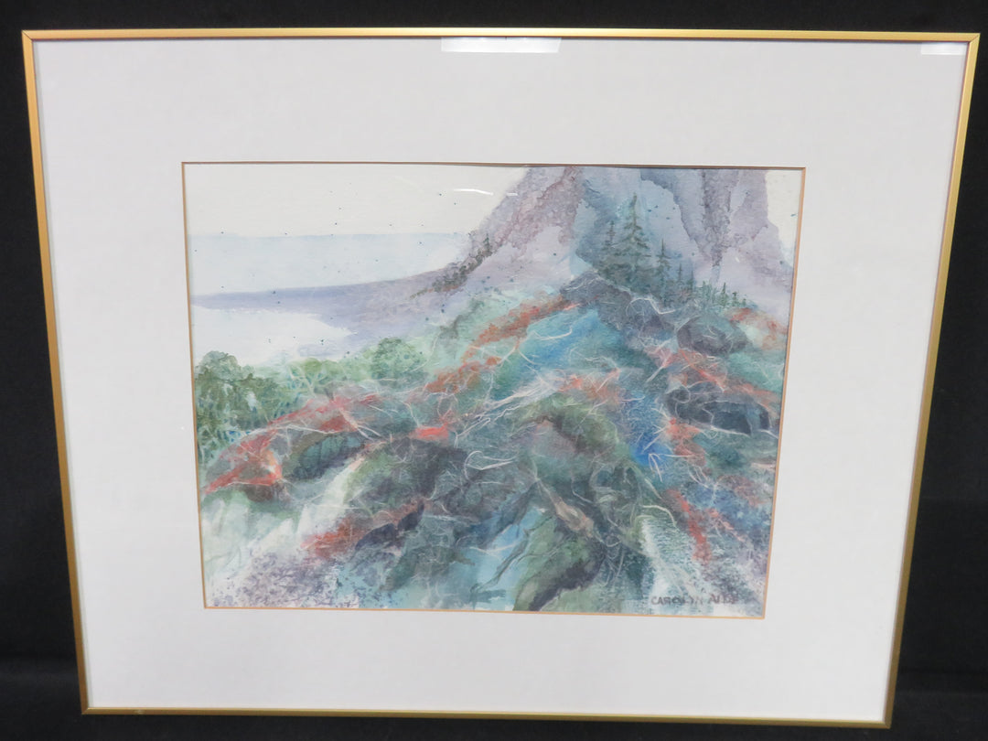 Watercolor Painting of Monument Cove