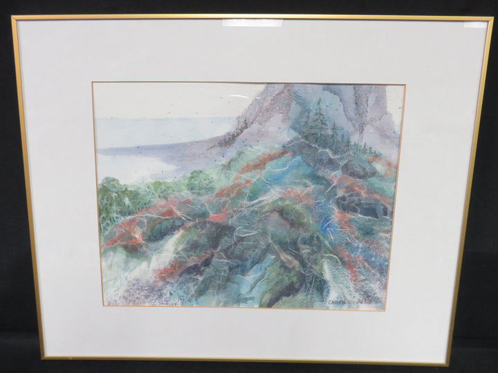 Watercolor Painting of Monument Cove