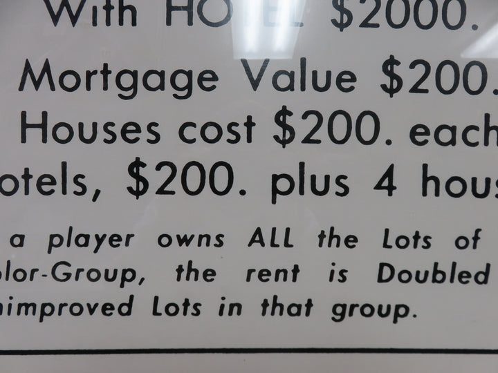 Monopoly Boardwalk Card