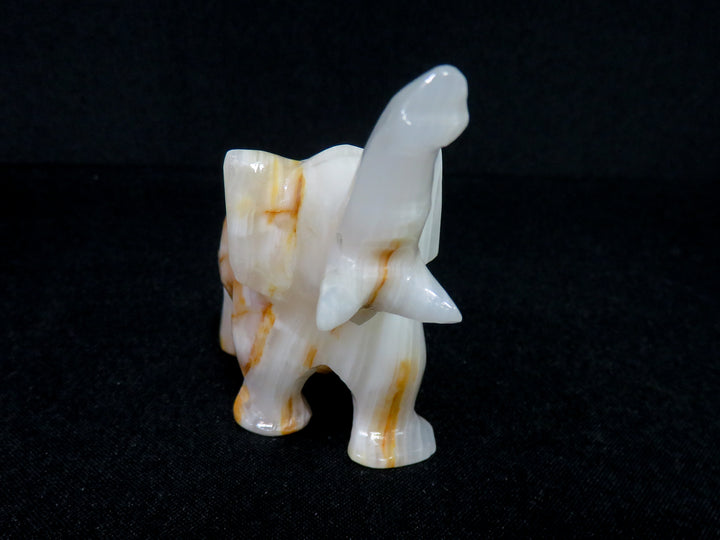 Natural Stone Elephant Figurine