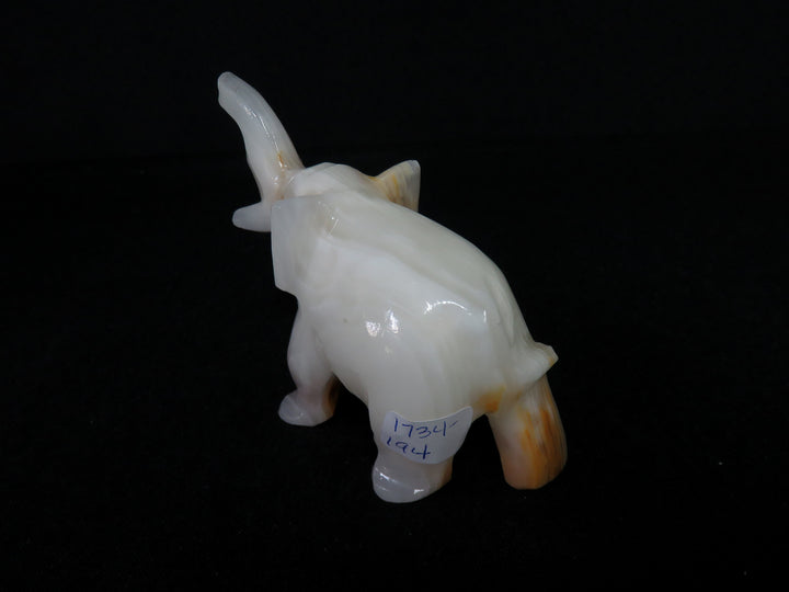 Natural Stone Elephant Figurine
