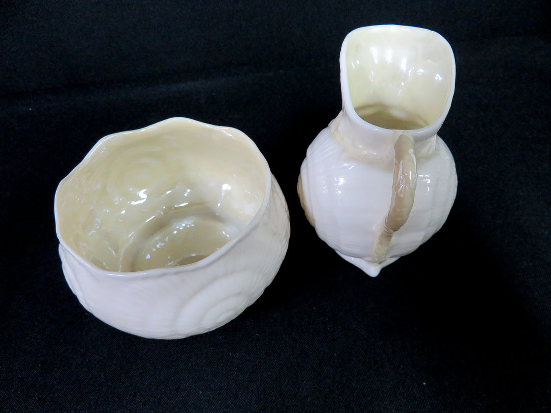 Belleek Cream & Sugar