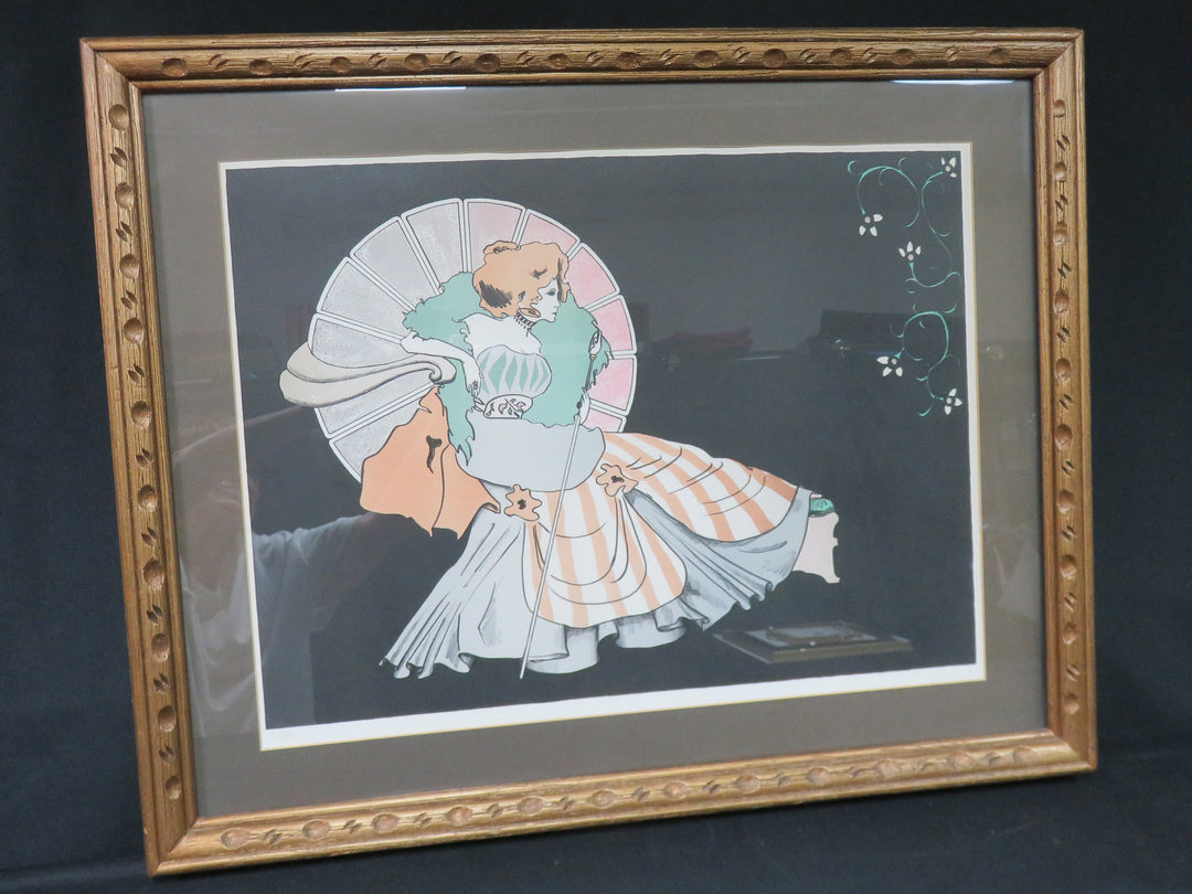 Art Deco Style Lithograph