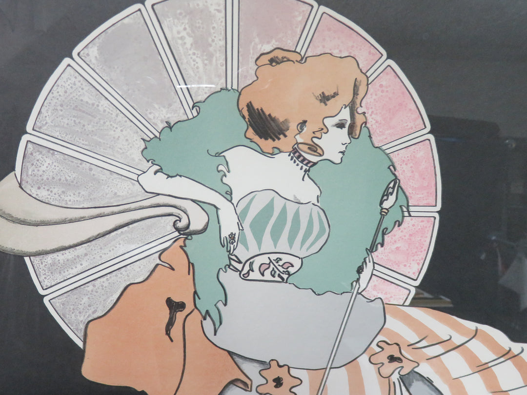 Art Deco Style Lithograph