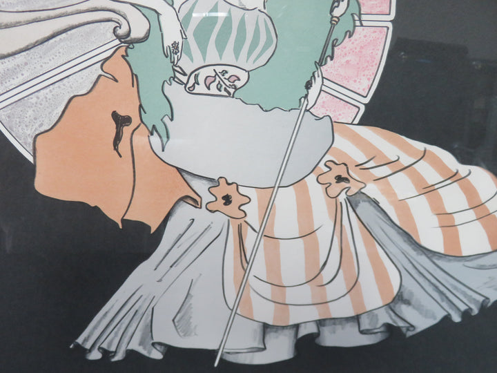 Art Deco Style Lithograph