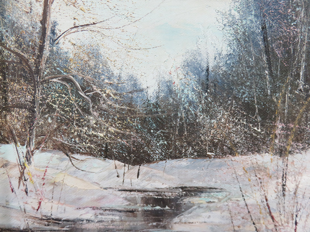 Winter Scene Original Painting