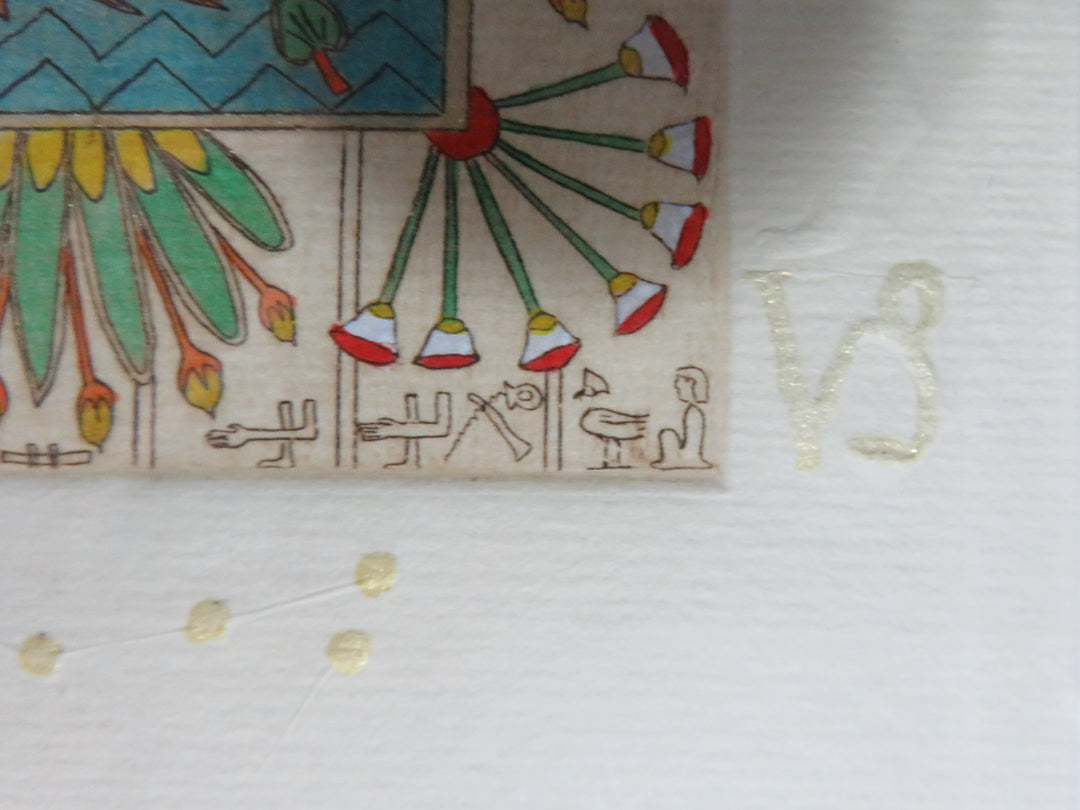 Hand Colored Etching