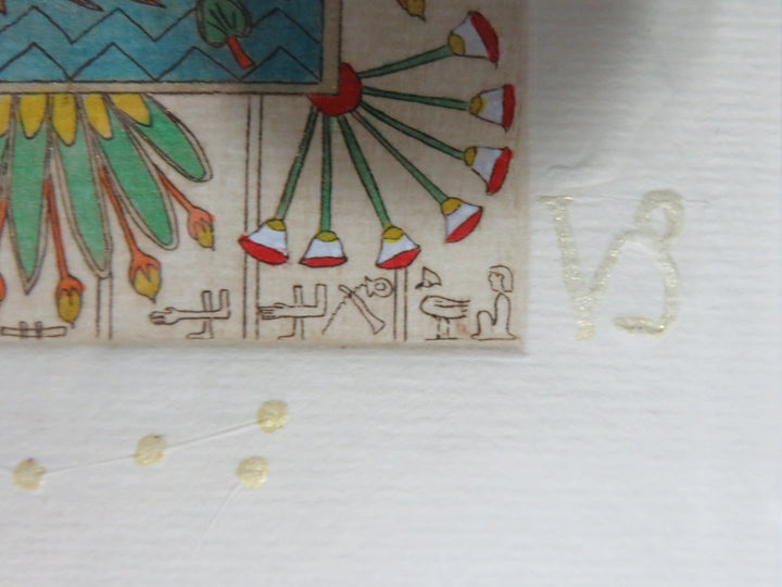 Hand Colored Etching