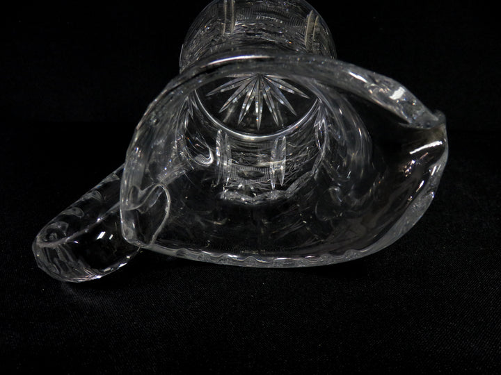 Intricate Cut Crystal Pitcher