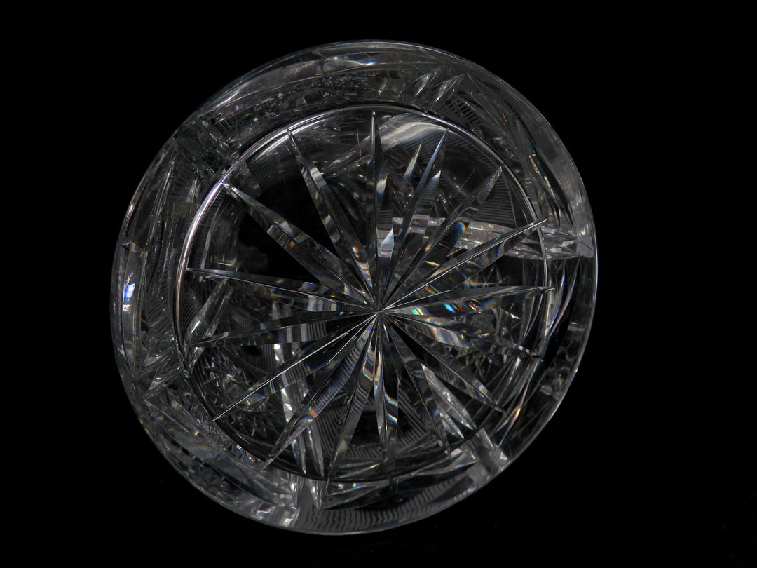 Intricate Cut Crystal Pitcher