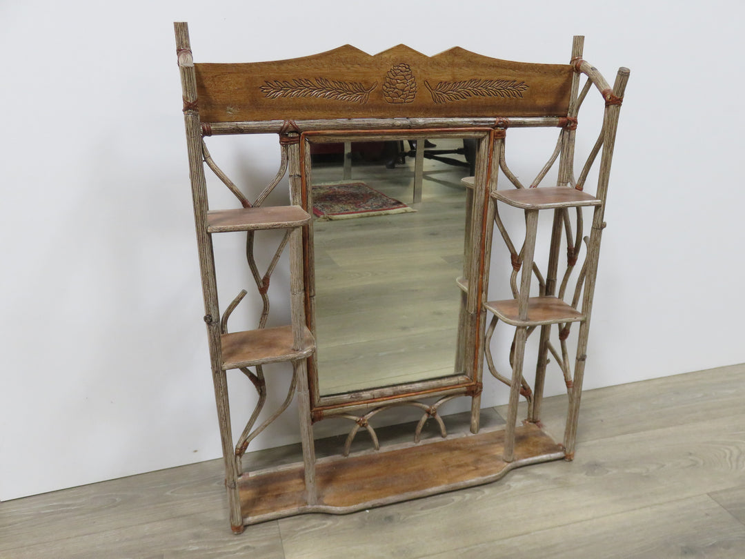 Palacek Adirondack Style Wall Shelf