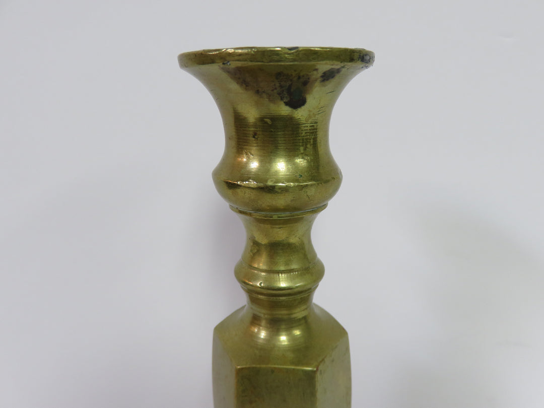 Collection of 4 Brass Candlesticks
