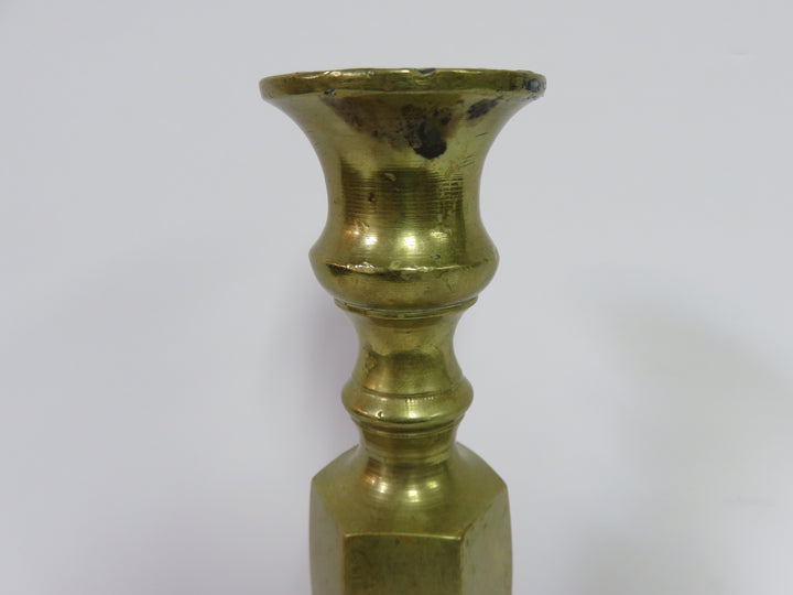 Collection of 4 Brass Candlesticks