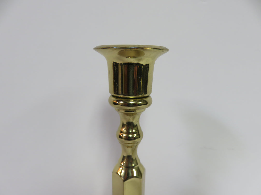 Collection of 4 Brass Candlesticks