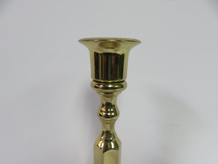 Collection of 4 Brass Candlesticks
