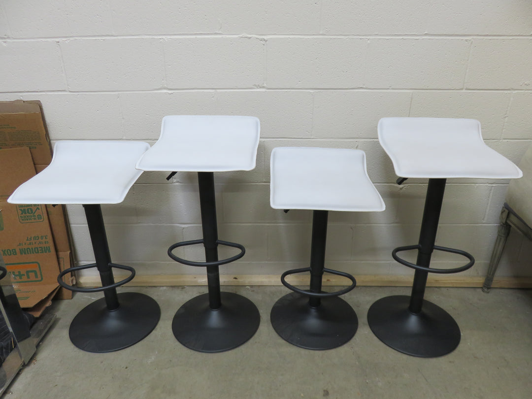 Four Adjustable Bar/Counter Stools