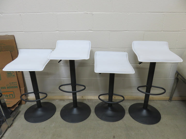 Four Adjustable Bar/Counter Stools