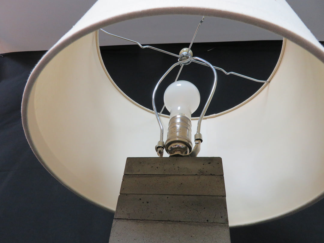 Industrial Column Table Lamp
