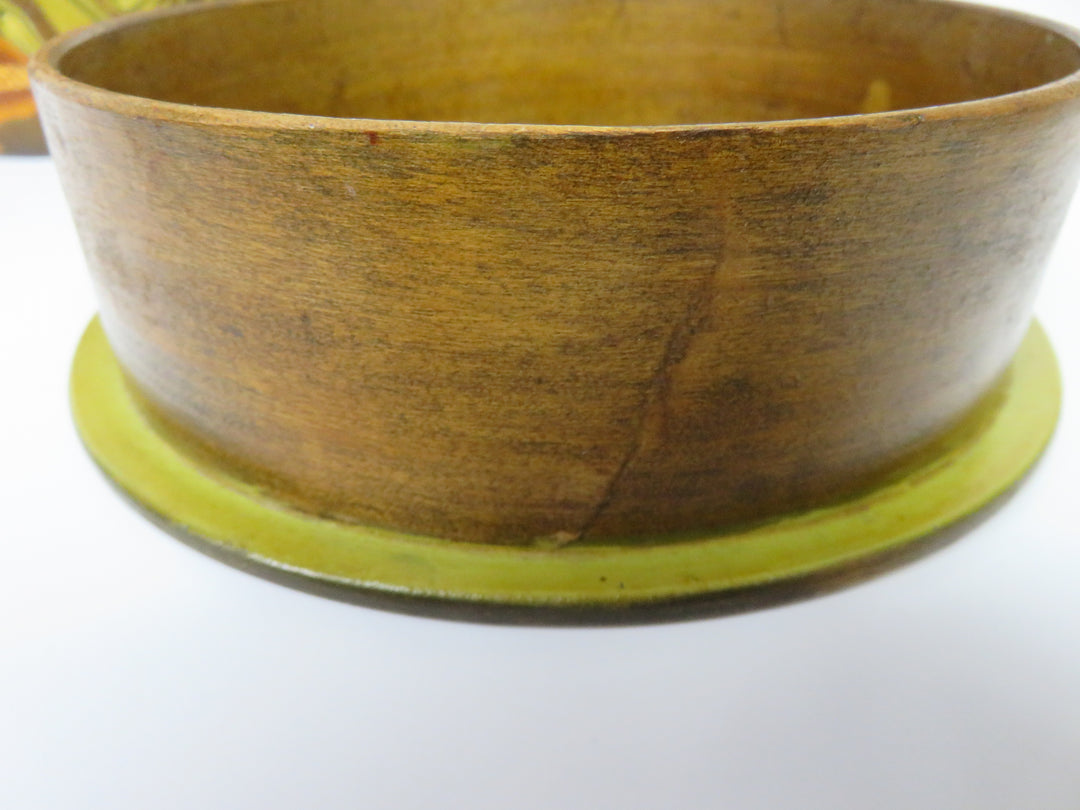 Tole Painted Lidded Box