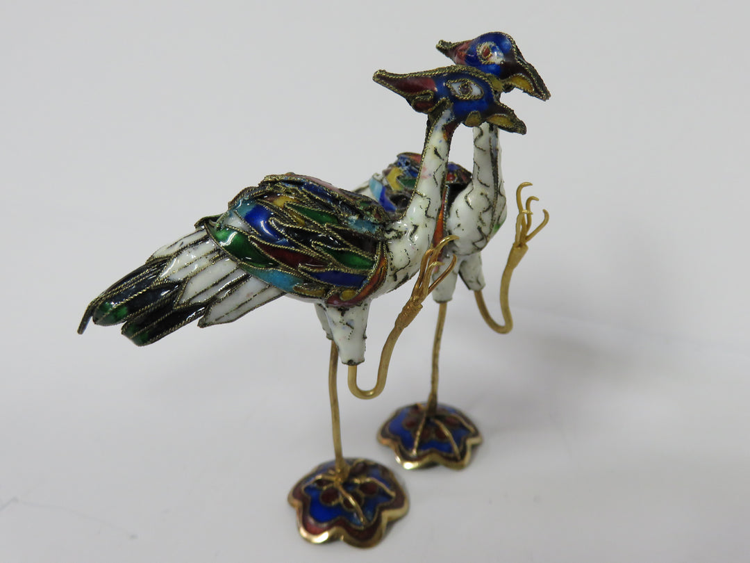 Cloisonee Bird Figurines