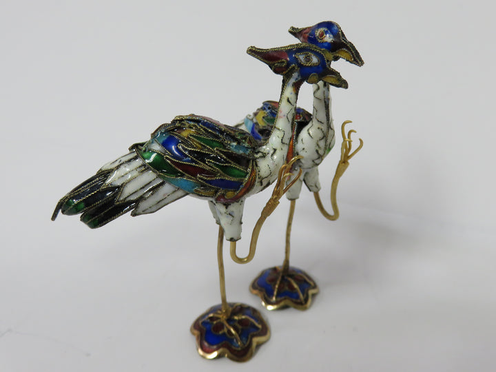 Cloisonee Bird Figurines