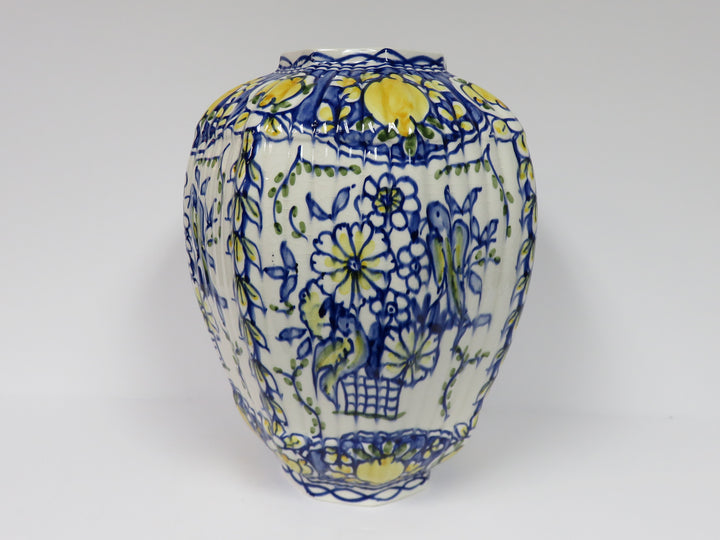 Pottery Barn Hand Painted Vase