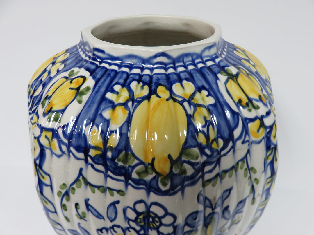 Pottery Barn Hand Painted Vase