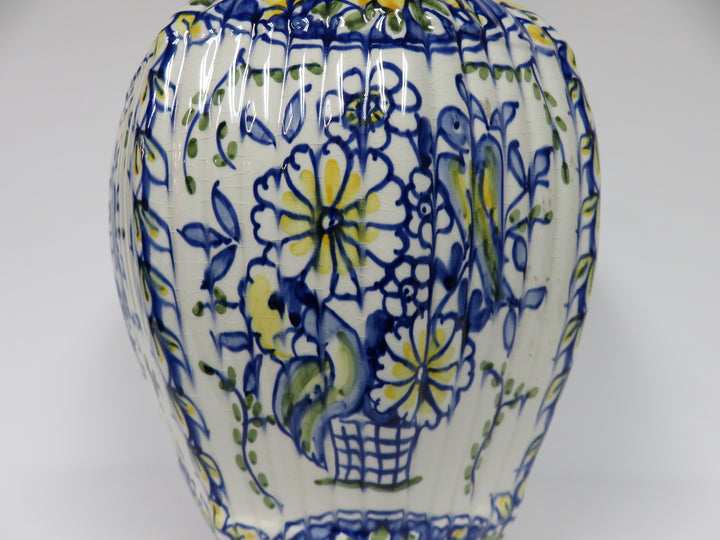 Pottery Barn Hand Painted Vase