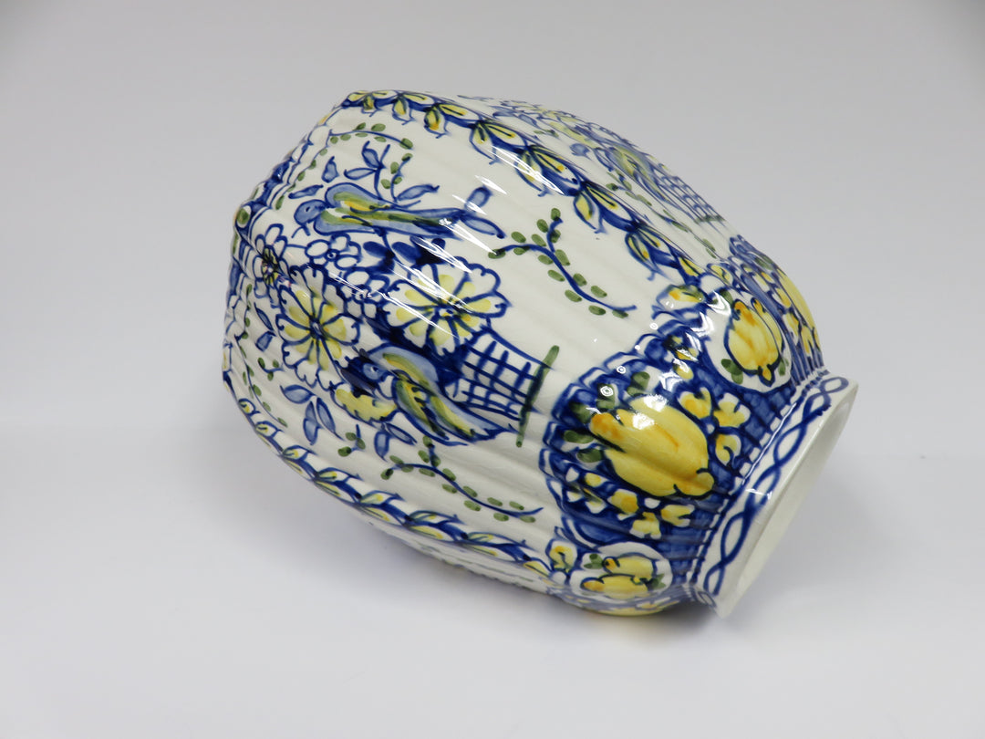 Pottery Barn Hand Painted Vase