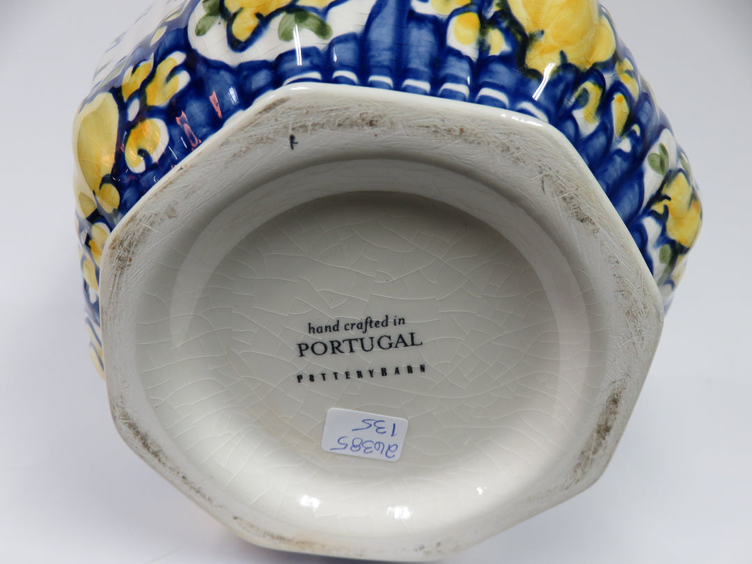 Pottery Barn Hand Painted Vase
