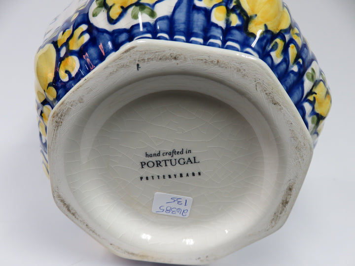 Pottery Barn Hand Painted Vase