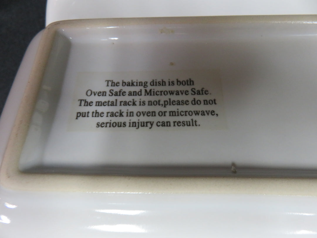 Divided Dish in Holder