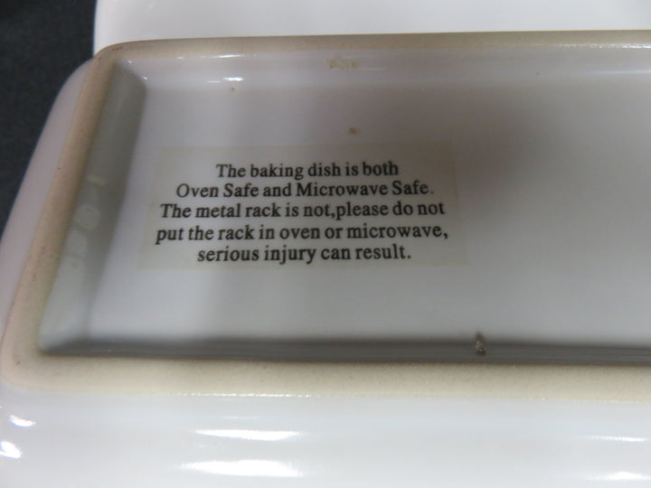 Divided Dish in Holder