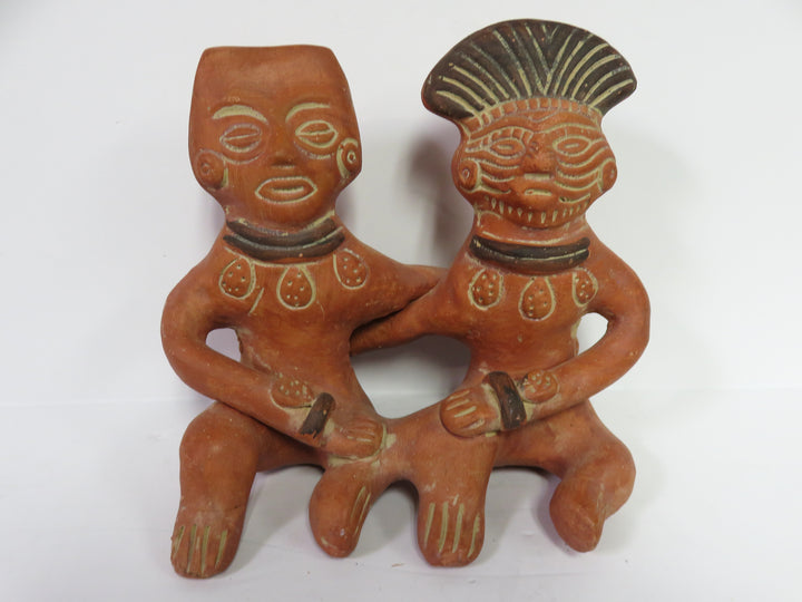 Clay Wedding Couple Figurine