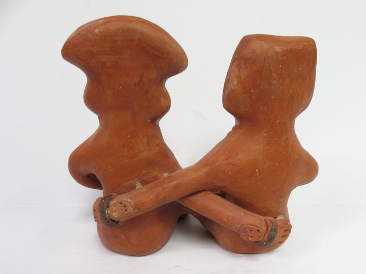 Clay Wedding Couple Figurine