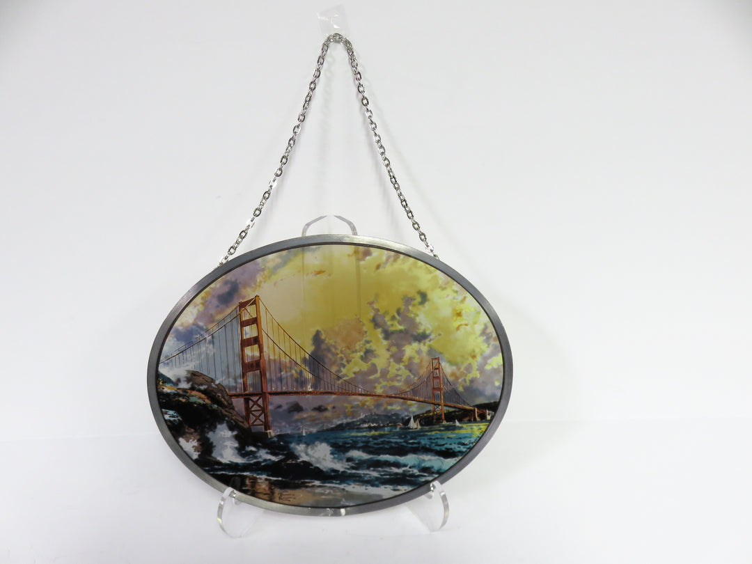 Thomas Kinkade Glass Panel