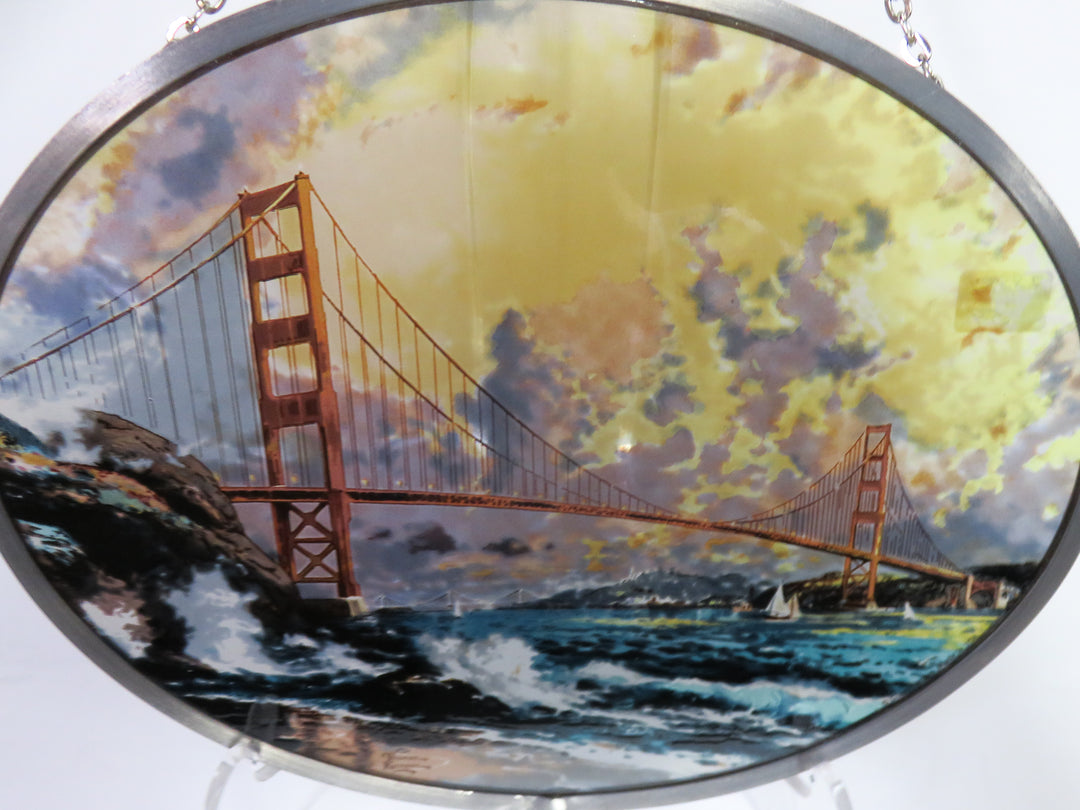 Thomas Kinkade Glass Panel